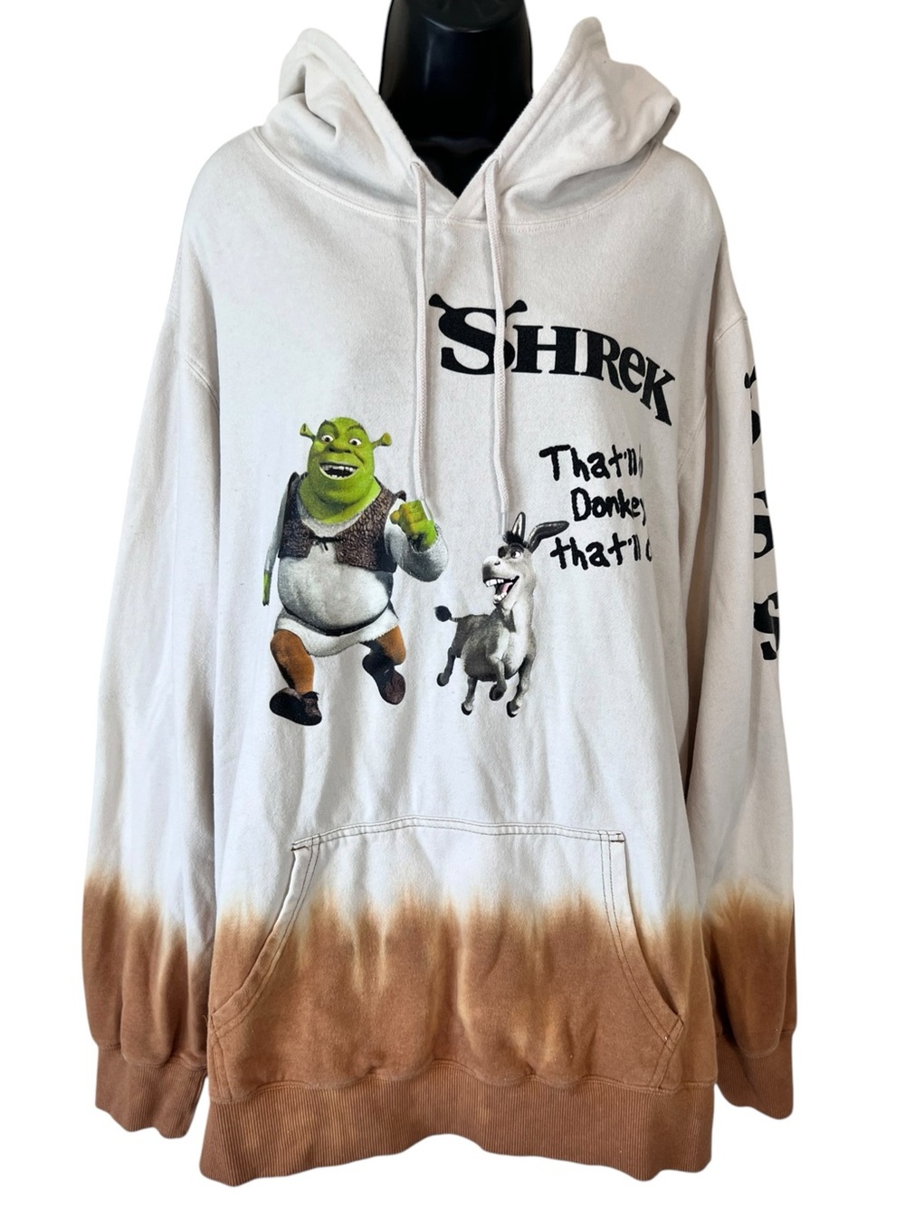 Shrek Dreamworks 'That'll Do Donkey' Hoodie Beige